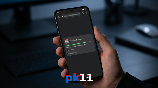 Main screen of Pk11 apk page for PK players