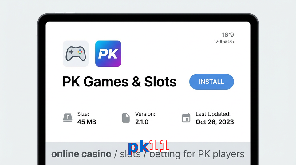 Game list for Pk11 gameapk section
